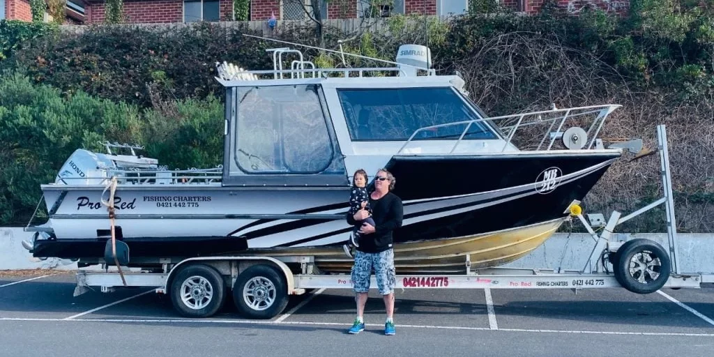 25 foot Savage Plate Vessel & powered with twin 135 Honda Fourstrokes